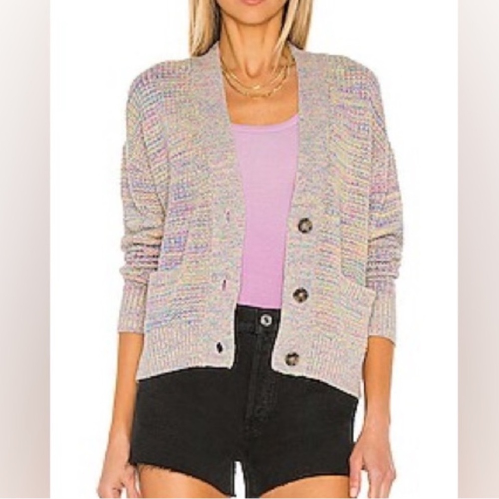 ⭐️Re/Done Multicolor 90s Oversized Crop Cardigan⭐️